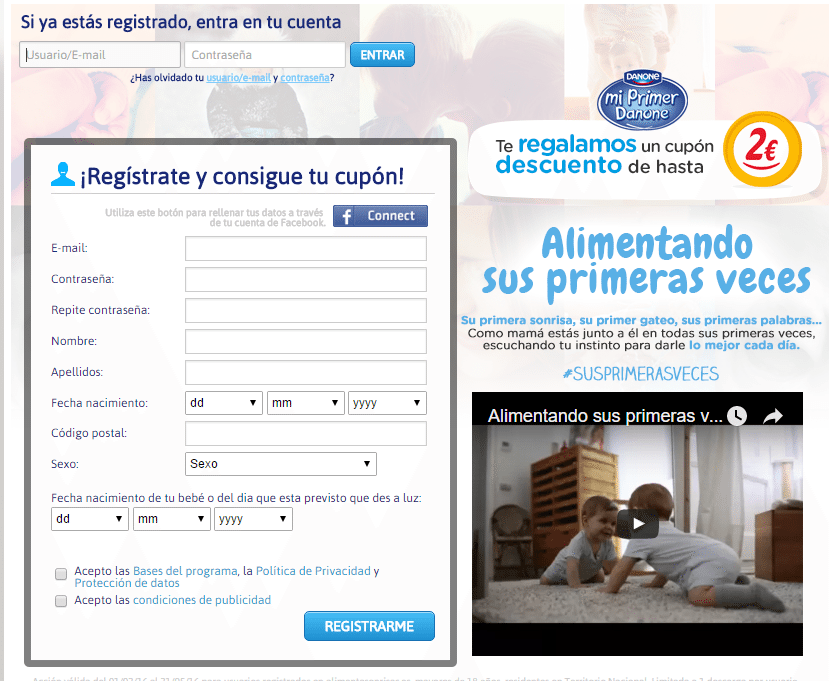 Cupón Descuento Mi Primer Danone
