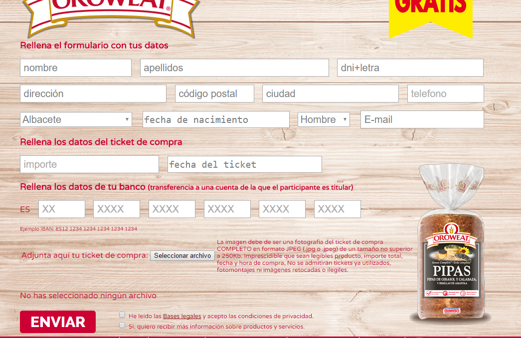 pruebalo gratis Oroweat
