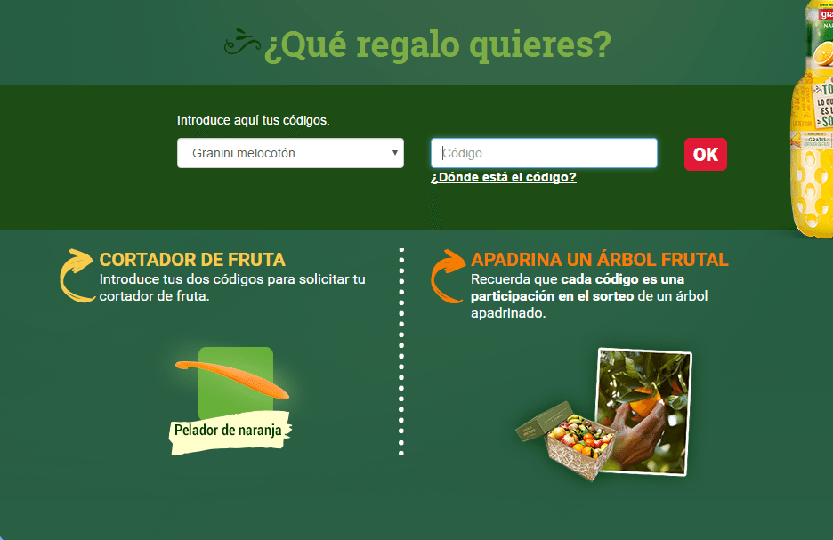 cortador de fruta gratis granini