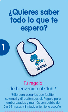 Babero gratis y muestras de Nestle