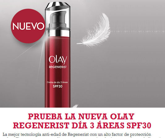 Muestra gratis Olay Regenerist
