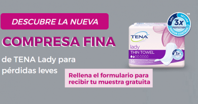 Muestra Gratis Compresa Fina TENA Lady