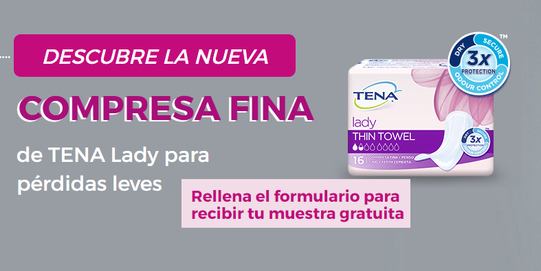 Muestra Gratis Compresa Fina TENA Lady