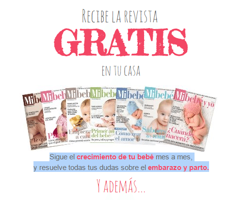 Suscripción gratuita a la revista Mi Bebé y Yo
