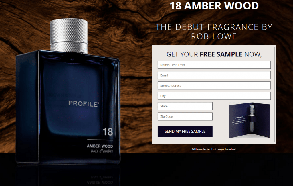 Muestras gratis de perfume Profile