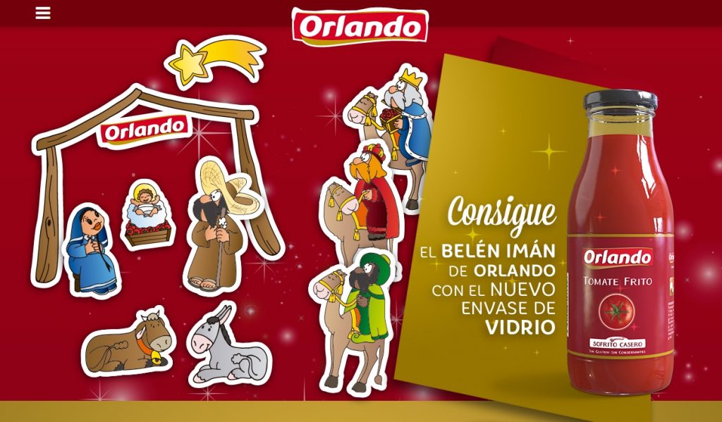 Belén imán gratis con Orlando