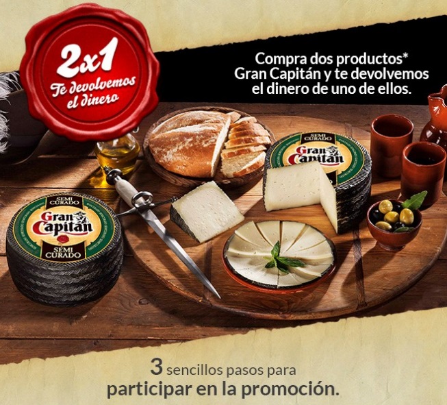 Promoción de quesos Gran Capitan