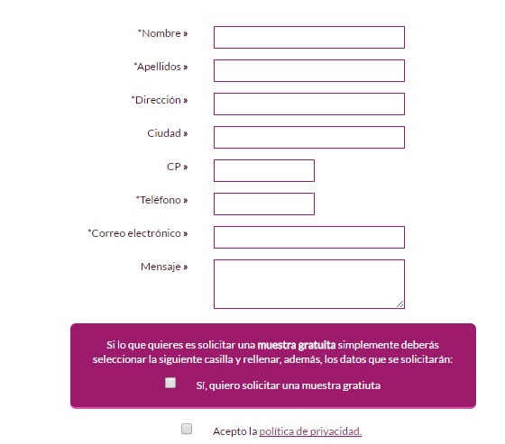 Muestras gratis de crema Lp10