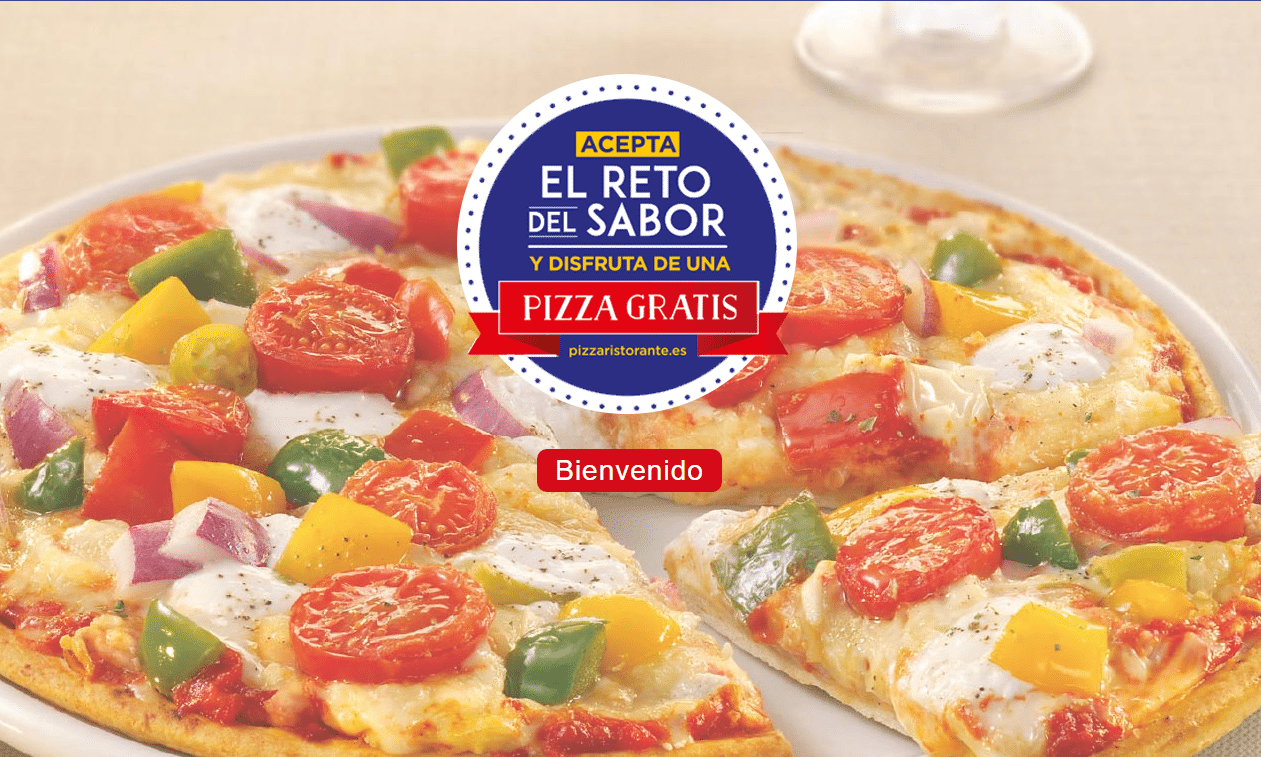 Consigue una pizza gratis con Ristorante