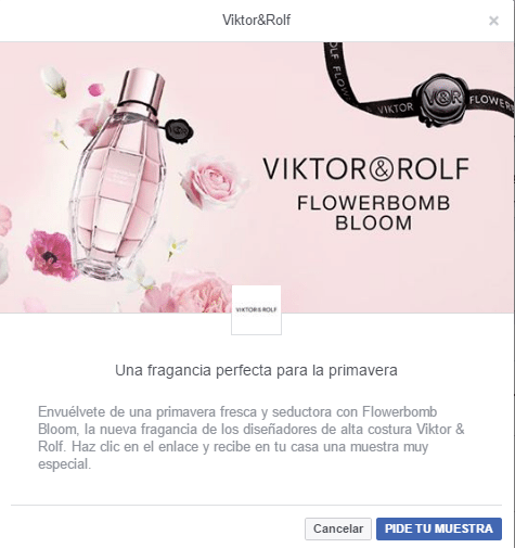 Muestras gratis de fragancia Viktor&Rolf