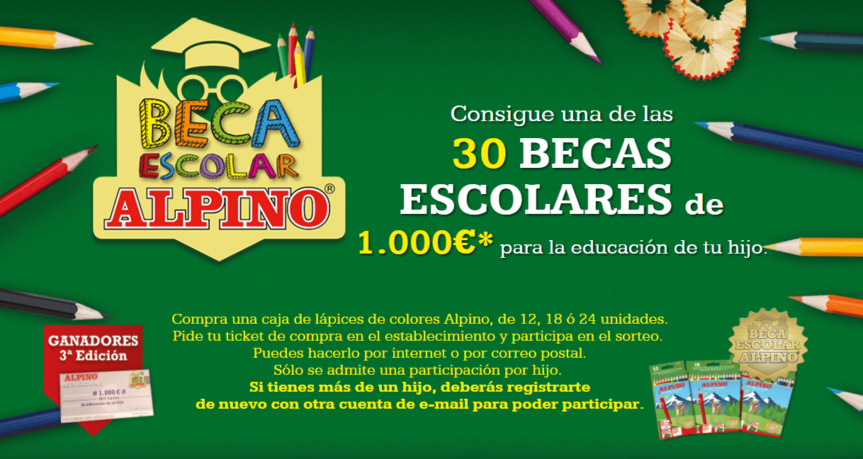 Consigue una beca de 1.000€ con Alpino