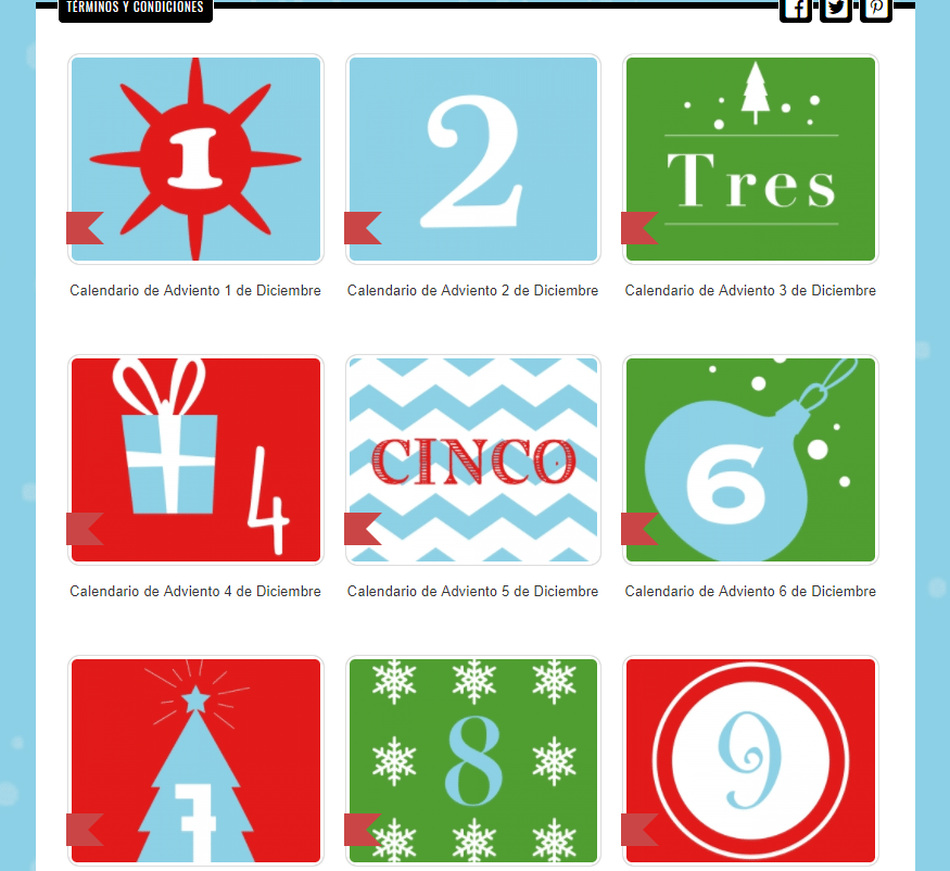 Calendarios de adviento con regalos 2017