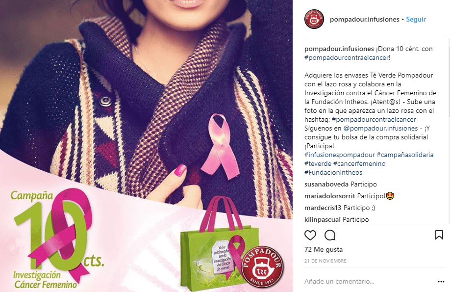 Consigue gratis una bolsa Pompadour