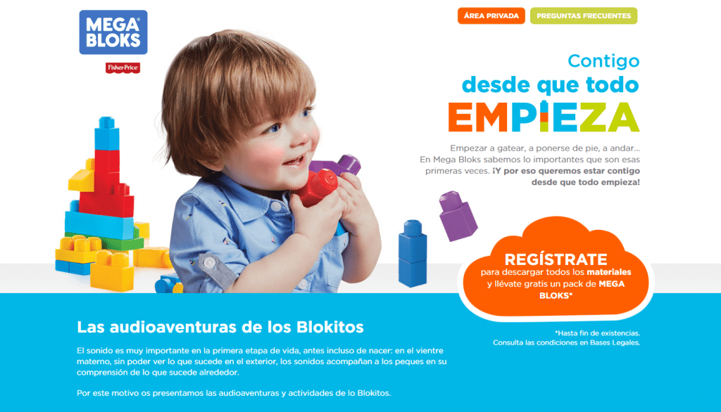 Regalan un pack de Megabloks