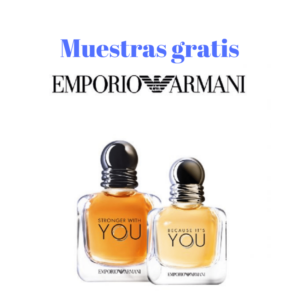 Muestras gratis de perfumes Emporio Armani