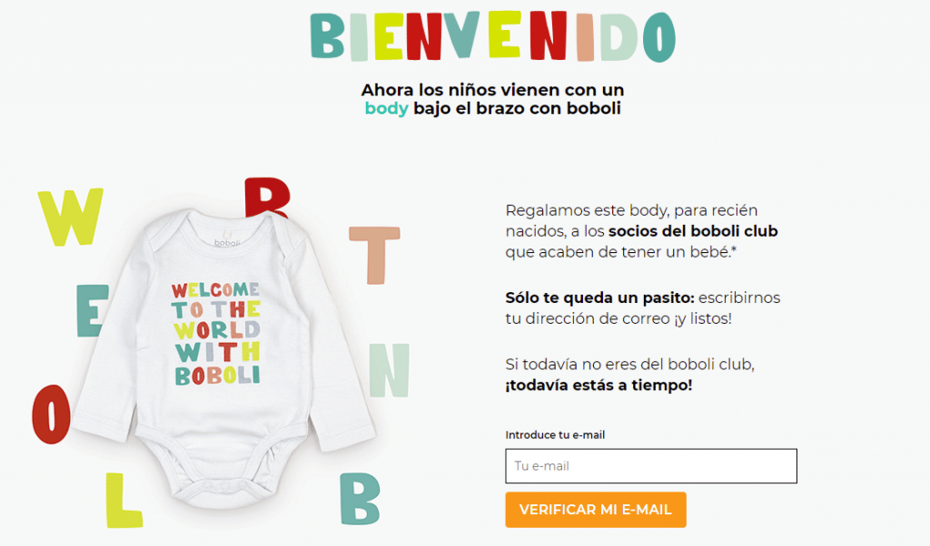 Consigue un body de bebe gratis
